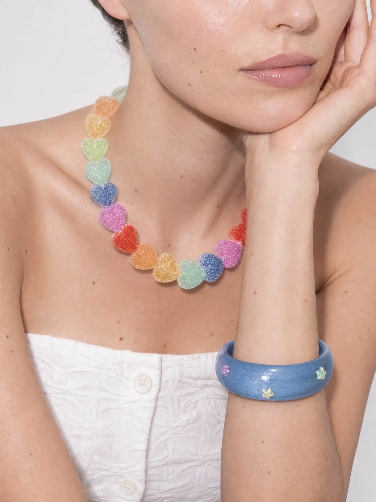 Blue Starry Sky Jelly Bangle – alternate product view