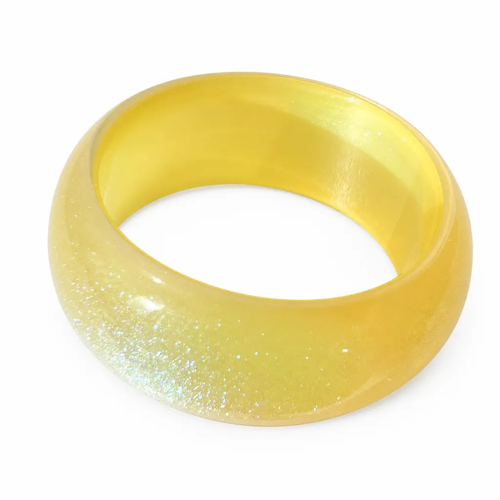 Jelly Aurora Bangle in Yellow – additional view