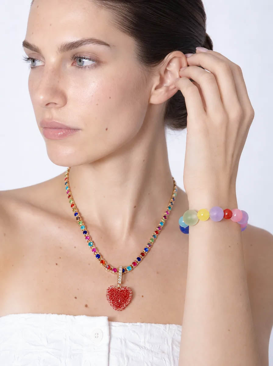 Lucky Aura Jelly Bracelet – detail view