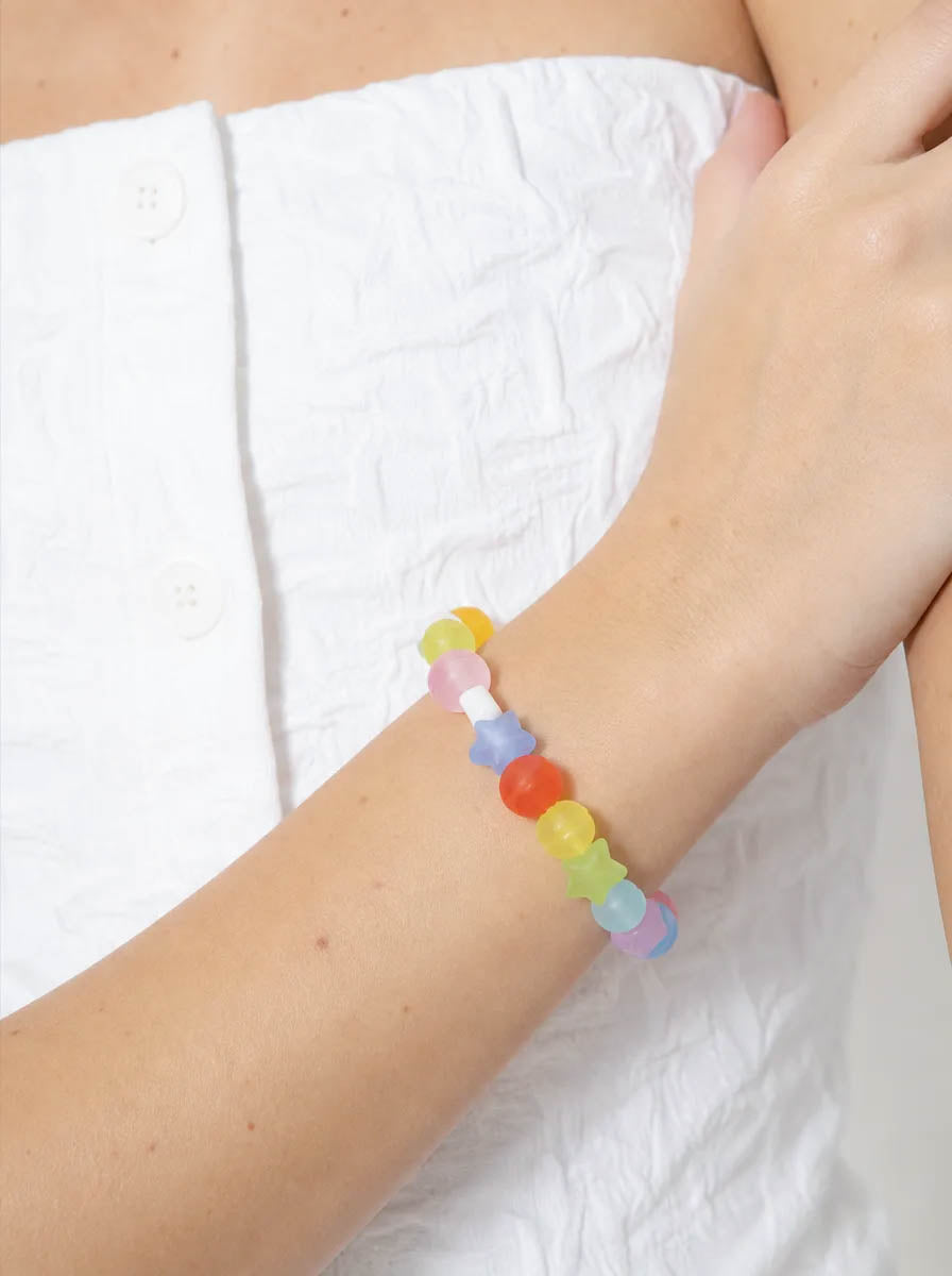 Starlight Wish Jelly Bracelet – detail view